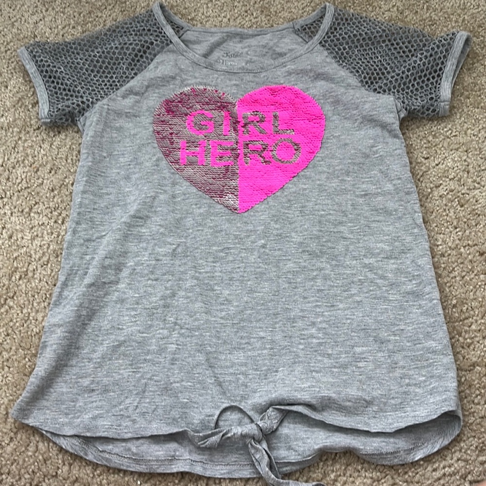 flip sequin justice top
